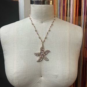 Pink Starfish Necklace